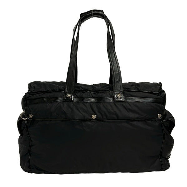 Celine Boston Bag | Canvas & Leather | Black | Women's