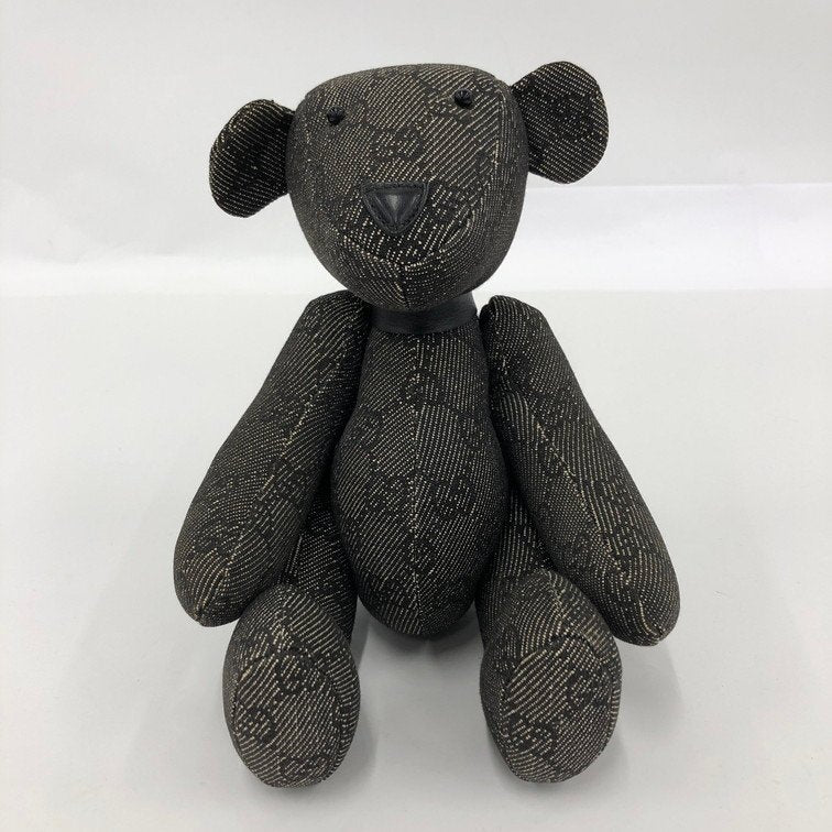 GUCCI Teddy Bear Plush Toy, GG Canvas