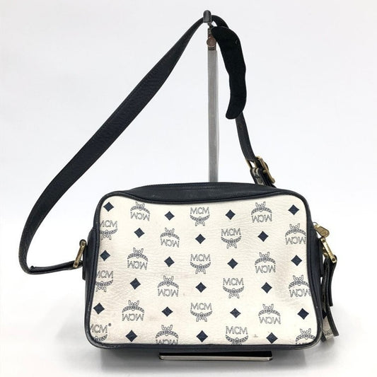 AUTHENTIC MCM Cognac Visetos Shoulder Bag