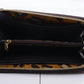 MCM Visetos Leopard Print Zip-Around Long Wallet | Cognac Brown
