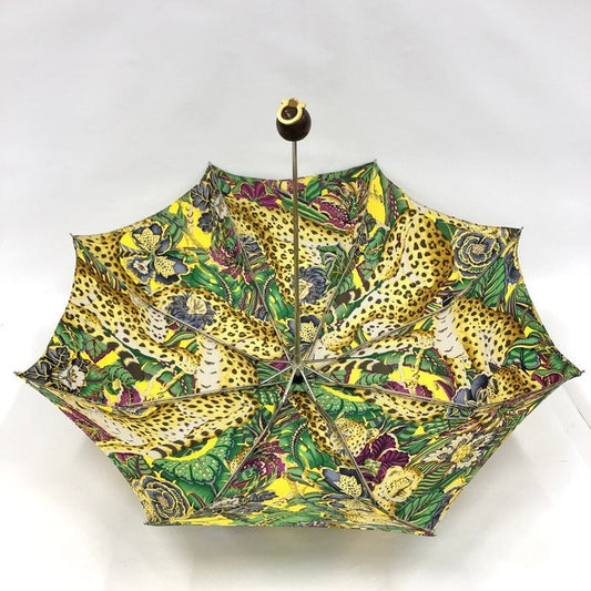 Salvatore Ferragamo Gancini folding umbrella with over