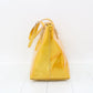 MCM Yellow Vernis Handbag Gold Hardware Tote Bag w/COA