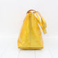 MCM Yellow Vernis Handbag Gold Hardware Tote Bag w/COA