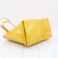 MCM Yellow Vernis Handbag Gold Hardware Tote Bag w/COA