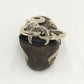GUCCI GG Canvas Sherry Line Sneaker Key Charm Chain Ring Brown Beige