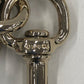 GUCCI GG Canvas Sherry Line Sneaker Key Charm Chain Ring Brown Beige