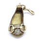 Gucci GG Canvas Horsebit Shoe Charm Keychain – Beige & Brown