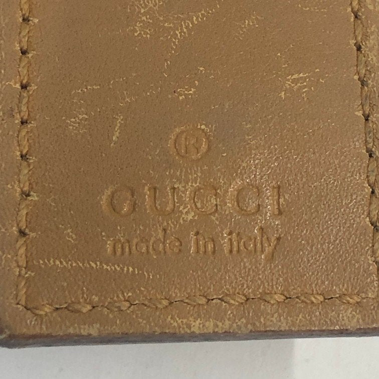 Gucci Tiger Metal Leather Key Ring Keychain Bag Charm