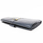 YSL Yves Saint Laurent Y-Line Long Wallet | Black Leather | Women's