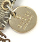 Gucci Cat Gucchori Key Charm | GG Canvas | Beige & Gold