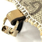 Gucci Cat Gucchori Key Charm | GG Canvas | Beige & Gold