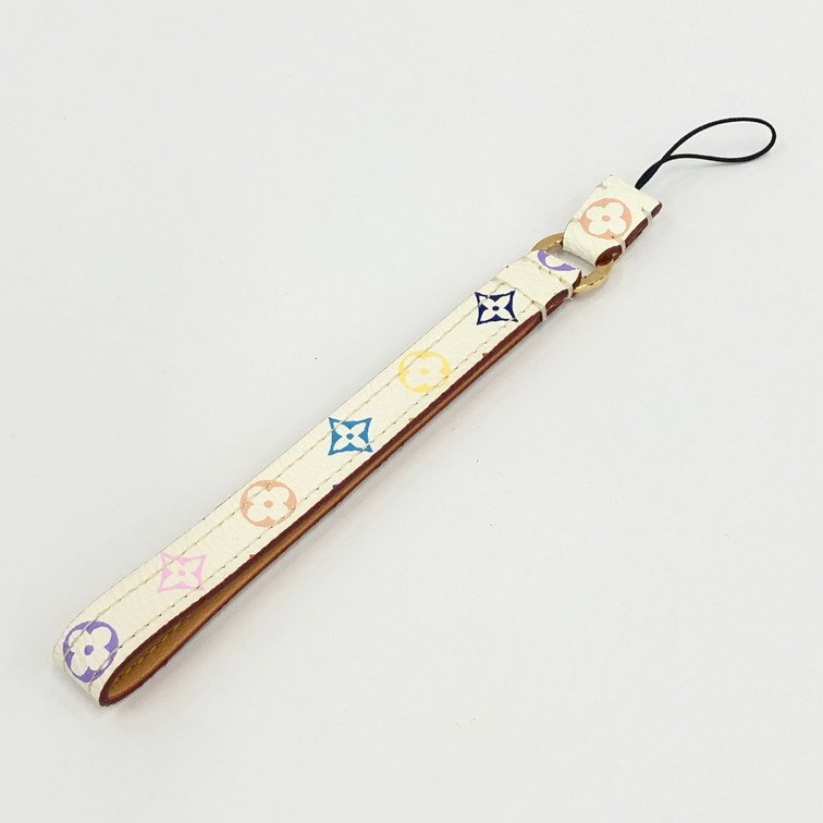 Louis Vuitton Monogram Multicolor Dragonne Telephone Phone Strap M92597/CT1005