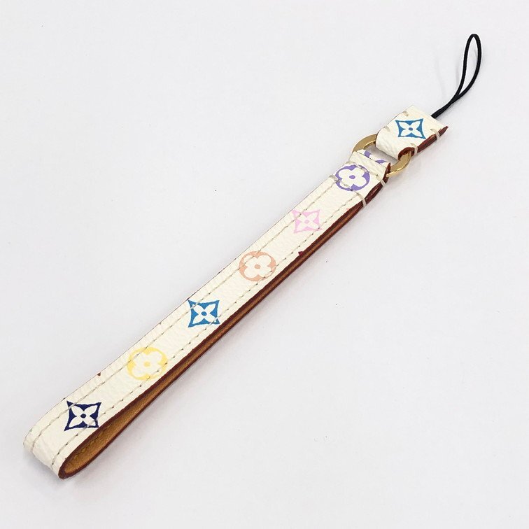 Louis Vuitton Monogram Multicolor Dragonne Telephone Phone Strap M92597/CT1005
