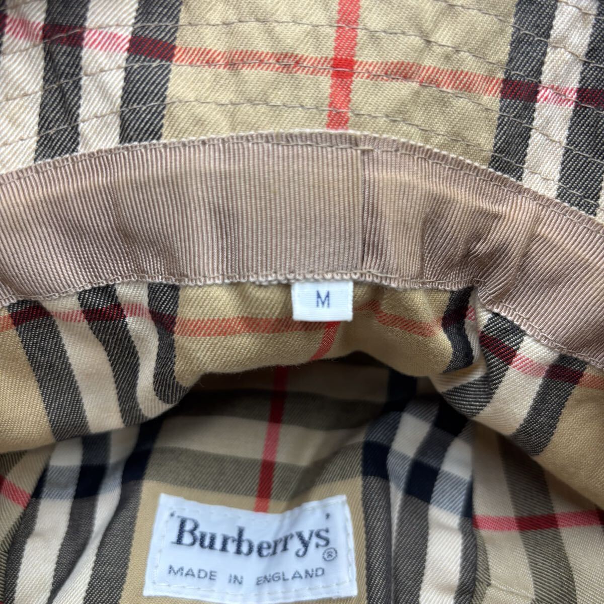 Burberry Nova Check Bucket Hat | Cotton | Beige | Size M | Unisex