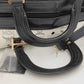 MCM Munchen White/Blue Canvas Leather Large Duffle Weekender Travel Bag