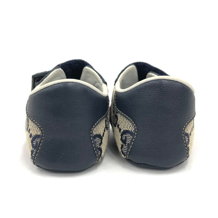 GUCCI GG Canvas Baby Shoes, Size 16, with Box