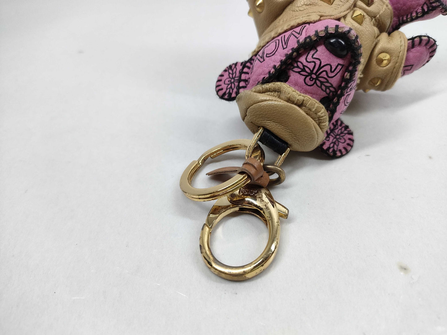 MCM Bear Charm Key Case/Keychain