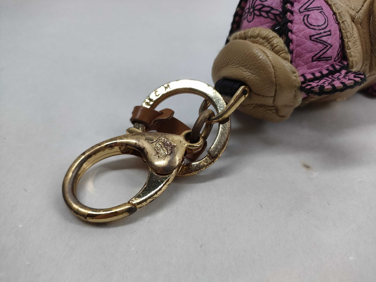 MCM Bear Charm Key Case/Keychain
