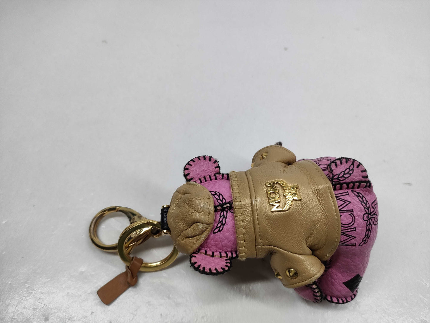 MCM Bear Charm Key Case/Keychain