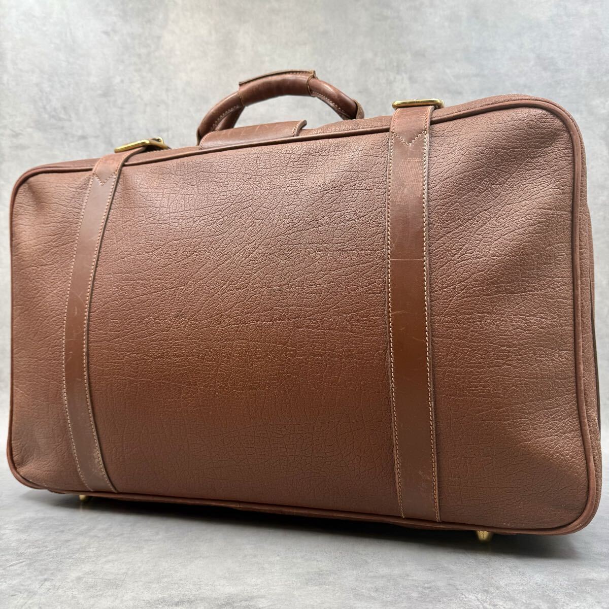 Gucci Luggage Bag | Vintage GG Canvas & Leather | Brown | Unisex