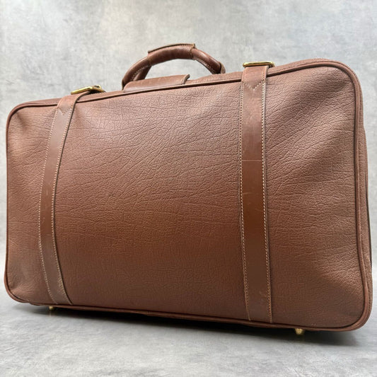 Gucci Luggage Bag | Vintage GG Canvas & Leather | Brown | Unisex
