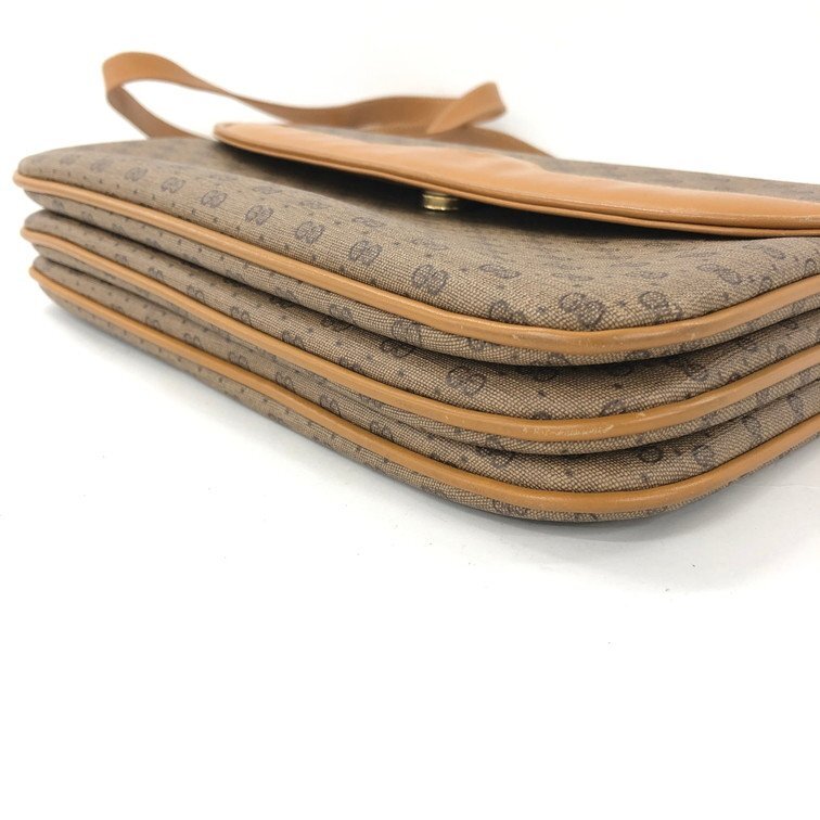 Gucci Vintage Shoulder Bag | Leather | Brown | Women's