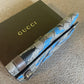 Gucci GG Supreme Camouflage Horsebit Long Wallet – Blue & Beige