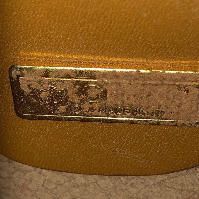 Gucci Vintage Shoulder Bag | Leather | Brown | Women's