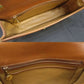 OLD GUCCI Vintage Shoulder Bag / Leather Camel Brown Crest Charm with Dust Bag 70s 80s w/COA