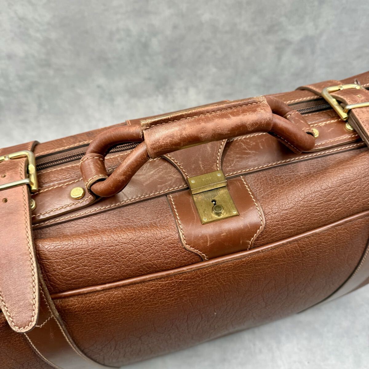 Gucci Luggage Bag | Vintage GG Canvas & Leather | Brown | Unisex