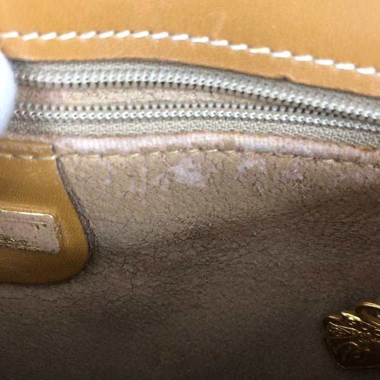 Gucci Vintage Shoulder Bag | Leather | Brown | Women's