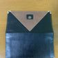 GUCCI Long Wallet Black Brown Women's Vintage