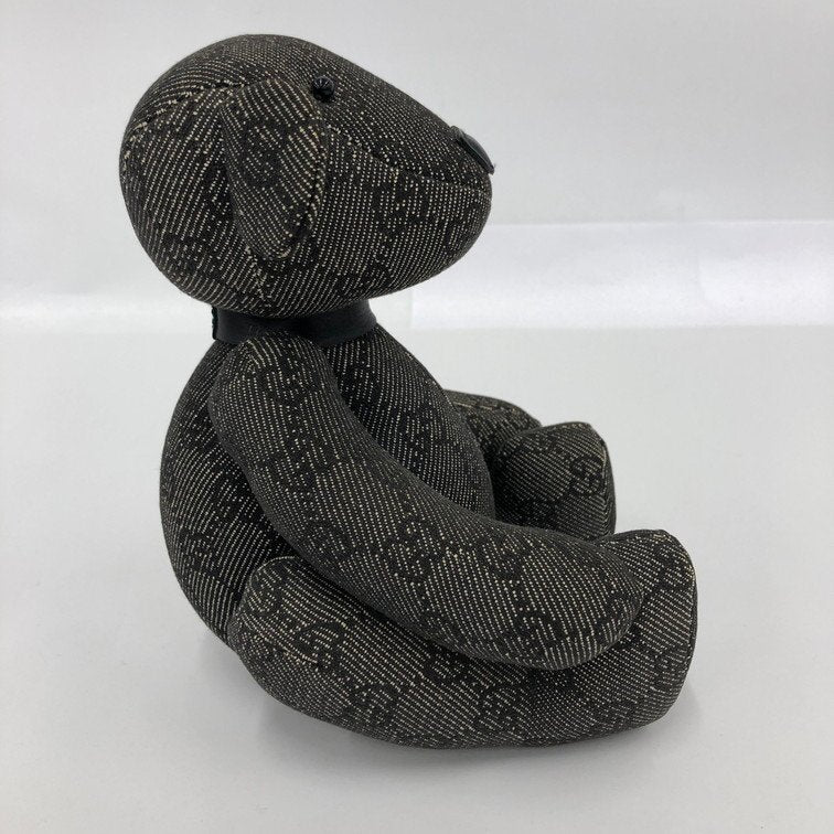 GUCCI Teddy Bear Plush Toy, GG Canvas