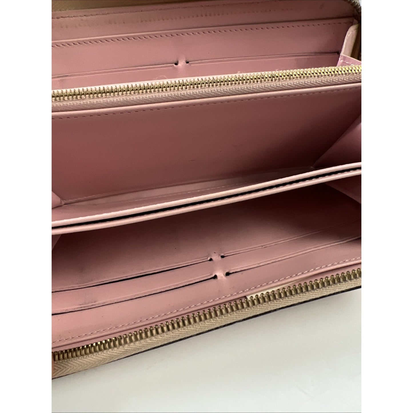 Louis Vuitton Vernis Rayeur Zippy Wallet 7.6 inch ladies