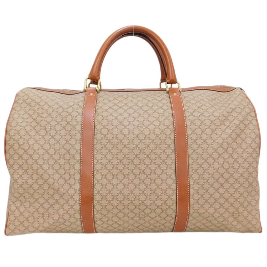 Celine Duffle Bag M08 Coated Canvas x Leather Triumph Unisex Business