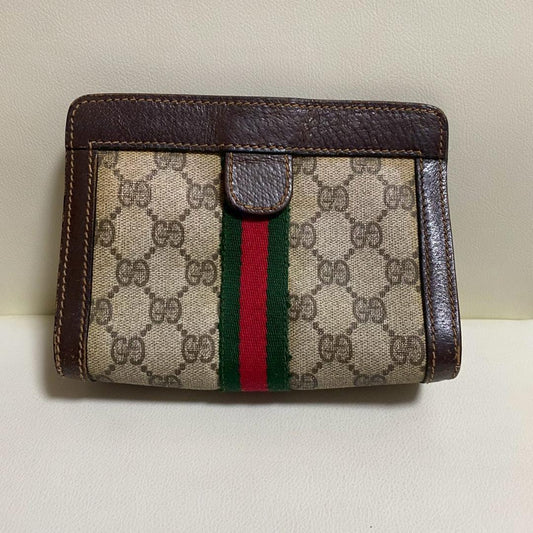 GUCCI Old Gucci Clutch Bag (Torn)