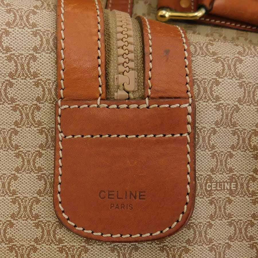 Celine Duffle Bag M08 Coated Canvas x Leather Triumph Unisex Business