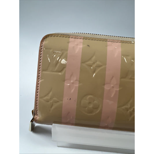 Louis Vuitton Vernis Rayeur Zippy Wallet 7.6 inch ladies