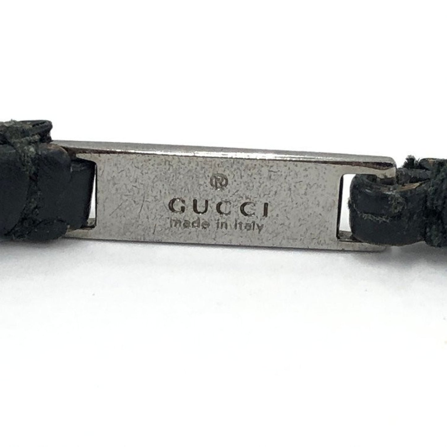 Gucci Leather Phone/Accessory Strap Black