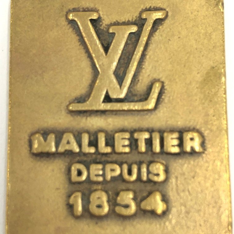 Louis Vuitton Keychain Key Charm MALLETIER DEPUIS 1854