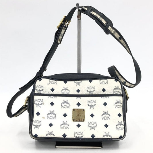 AUTHENTIC MCM Cognac Visetos Shoulder Bag