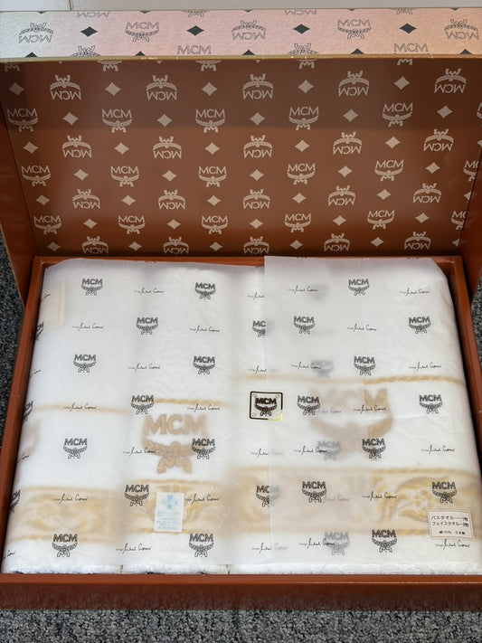 MCM Bath Towel (1) & Face Towels (2) - Box has some fading.