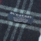 BURBERRY scarf/stole in Nova check, 100% lambswool, navy blue & Red