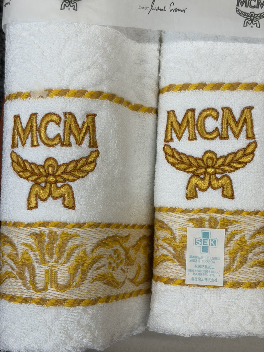 MCM Bath Towel (1) & Face Towels (2) - Box has some fading.