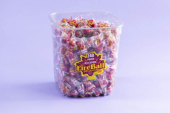 Atomic Fireball Cinnamon Hard Bulk Candy 240pcs 4.05 Pound