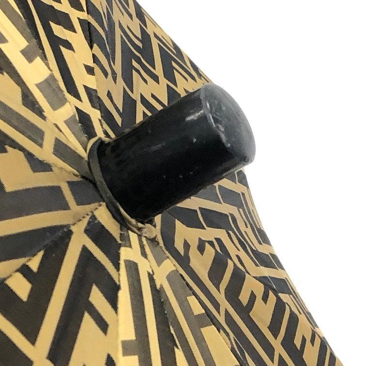 FENDI umbrella, Zucca pattern, straight handle type