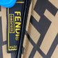 FENDI umbrella, Zucca pattern, straight handle type
