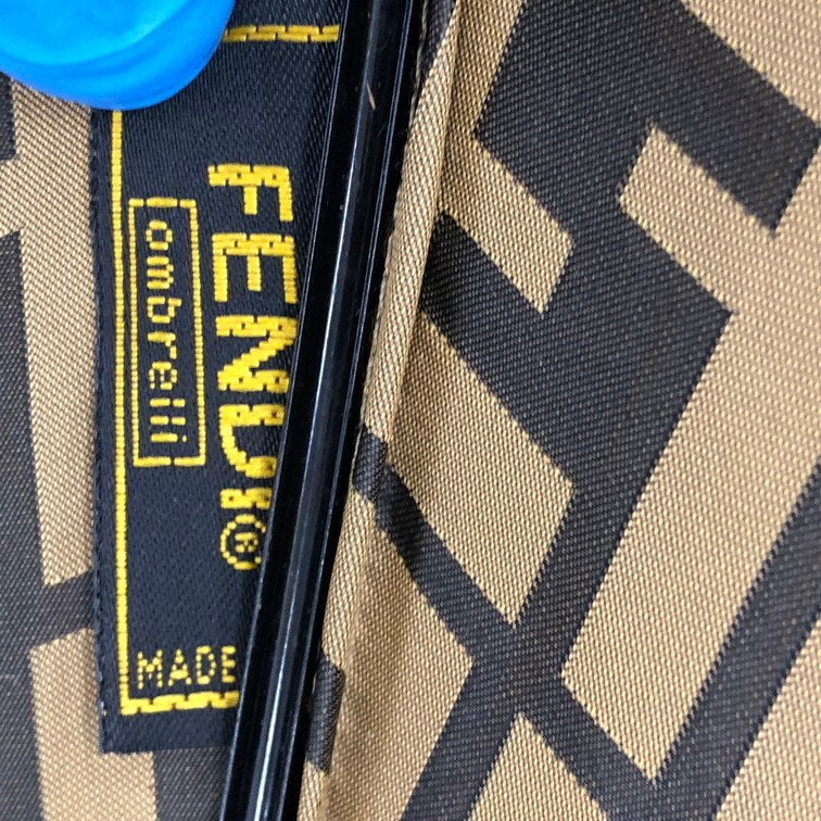 FENDI umbrella, Zucca pattern, straight handle type