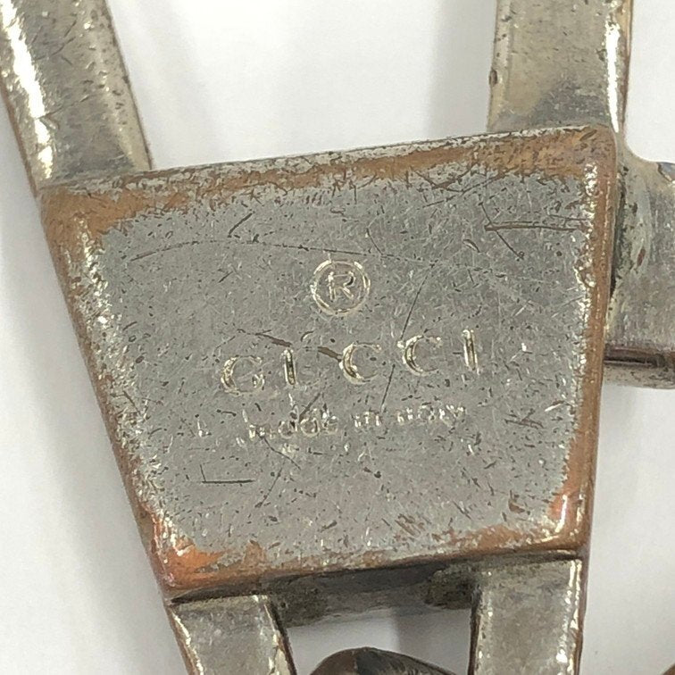 GUCCI Keychain Key Charm Guccissima (worn)
