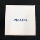 PRADA White Fur Bear Charm Keychain with Box Luxury Accessory